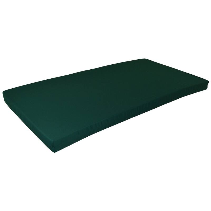 Bed Cushion - 4" Thick - Twin Size - Forest Green