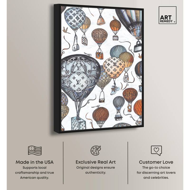 Doll Memories - Fashion Balloons Canvas by Art Remedy