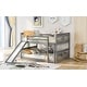 preview thumbnail 12 of 22, Full Over Full Bunk Bed with Slide, Ladder & Guardrails - Solid Wood