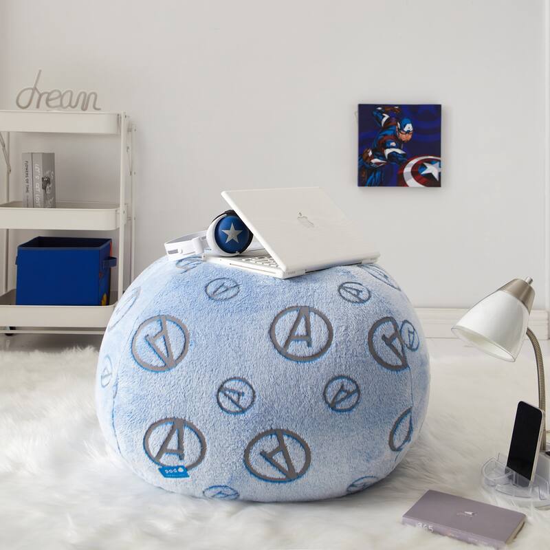 Marvel Avengers Embossed Round Bean Bag Chair Bed Bath & Beyond