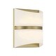preview thumbnail 11 of 10, Minka Lavery 822-L Velaux 11" Tall LED Wall Sconce with Faux Alabaster