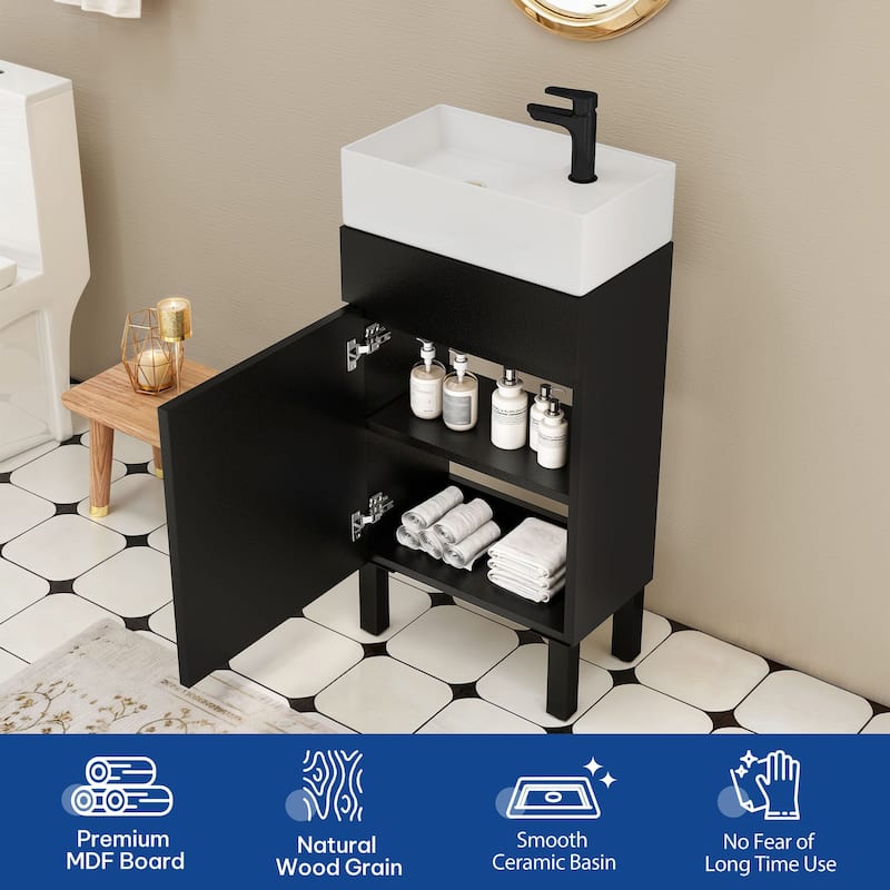 Moasis Bathroom Vanity with Sink Combo Bathroom Cabinet
