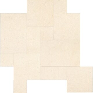 Daltile LPATTERNN Limestone Collection - Random Versailles Mosaic Multi ...