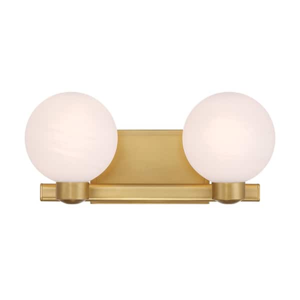 slide 2 of 5, Minka Lavery 3492 Mooncrest 2 Light 16" Wide Bathroom Vanity Light