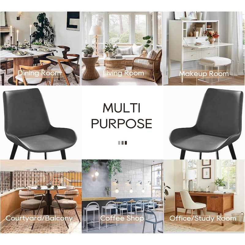 Metal Leg Dining Chair