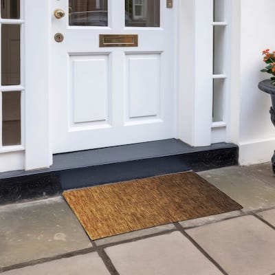 Machine Washable Indoor/ Outdoor Chantille Solid Ombre Rug