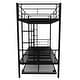 preview thumbnail 12 of 13, Twin over Twin Metal Bunk Bed Frame with Trundle and Ladder