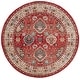 preview thumbnail 7 of 20, Lauren Ralph Lauren Ariel Traditional Oriental Rug Fringe 6'7" Round - Red/Beige - Round