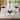 Glass Dining Room Table with U-shaped Table Legs & 6 Chairs, White