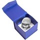 preview thumbnail 3 of 6, Juvale Crystal Skull, Glass Home Decor (2 x 3.4 x 3.4 in)