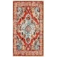 preview thumbnail 160 of 161, SAFAVIEH Monaco Lillie Boho Medallion Distressed Area Rug 2'2" x 4' - Orange/Light Blue