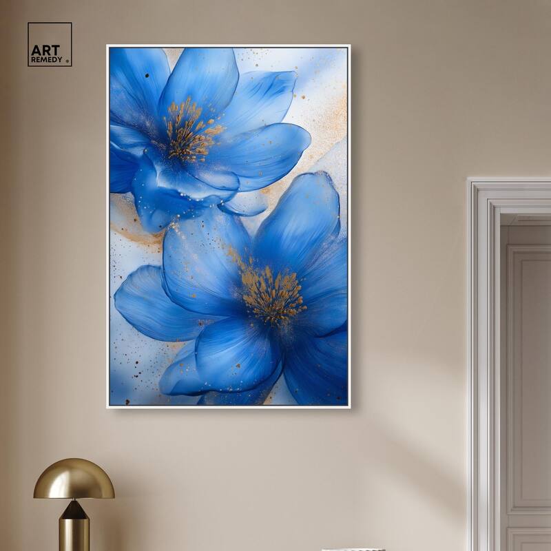 Twilight Teal Tint II Canvas by Art Remedy