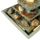 preview thumbnail 5 of 5, Sunnydaze Ascending Slate Tabletop Water Fountain with LED Light 8-Inch