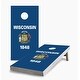 preview thumbnail 1 of 4, Wisconsin State Flag Cornhole Boards