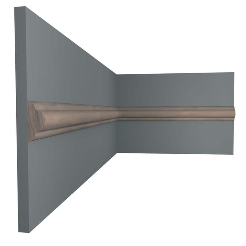 WM1215: 9/16-in x 1-1/4-in x 96-in Americraft Solid Hardwood Stain Grade Joint Moulding