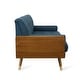preview thumbnail 11 of 17, Jalon Mid-century Modern Tufted Fabric Sofa by Christopher Knight Home