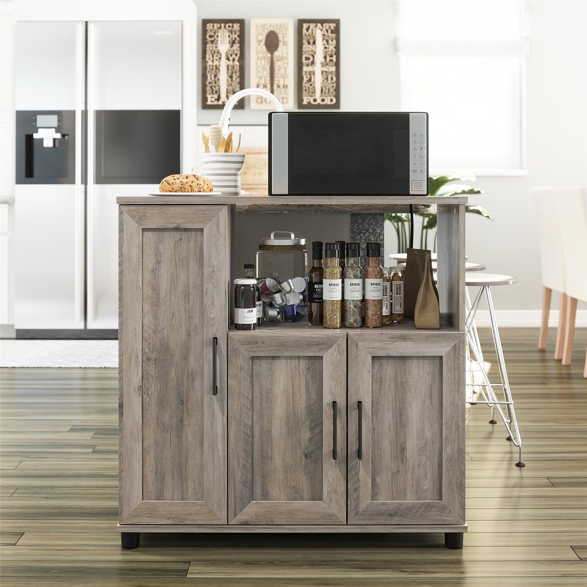 Bed bath and beyond microwave cart new arrivals