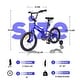 preview thumbnail 3 of 3, Kids Bike, Kids' Bicycle with Training Wheels, Blue