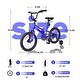 preview thumbnail 12 of 18, Kids Bike,16 Inch Kids' Bicycle with Training Wheels
