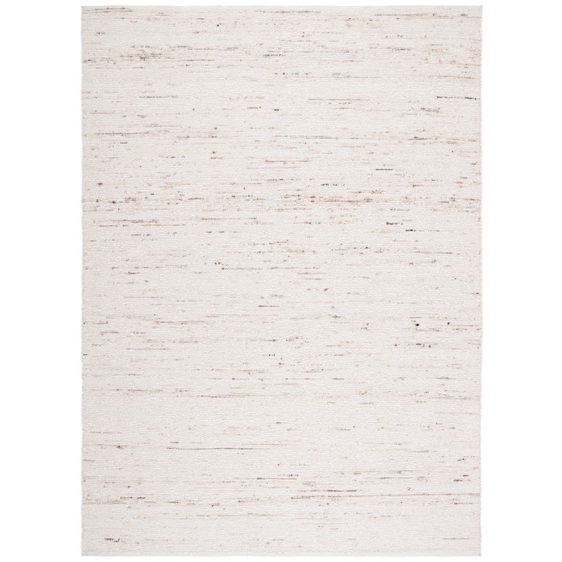 SAFAVIEH Handmade Natura Gala Wool Rug - 9' x 12' - Ivory/Light Grey