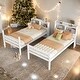 preview thumbnail 3 of 5, Elegance Twin over Twin Wood Bunk Bed with Convertible to 2 Beds