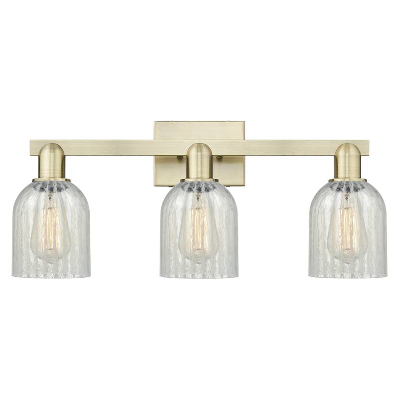 Innovations Lighting Endless Possibilities Arcadia - Caledonia - 3 Light 24" Bath Vanity Light - Mouchette/Antique Brass
