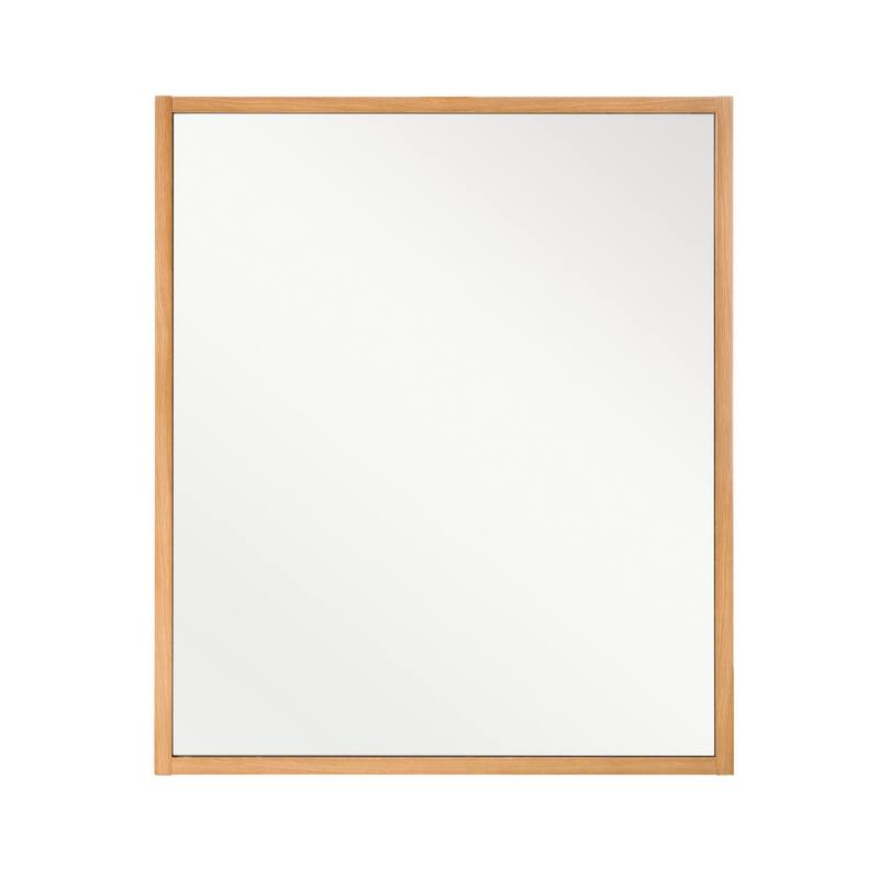 Nova Domus Berlin Modern Natural Oak Mirror - White/Oak