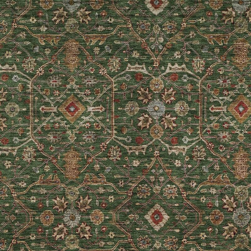 HomeRoots Floral Transitional Rectangle Outdoor Rug