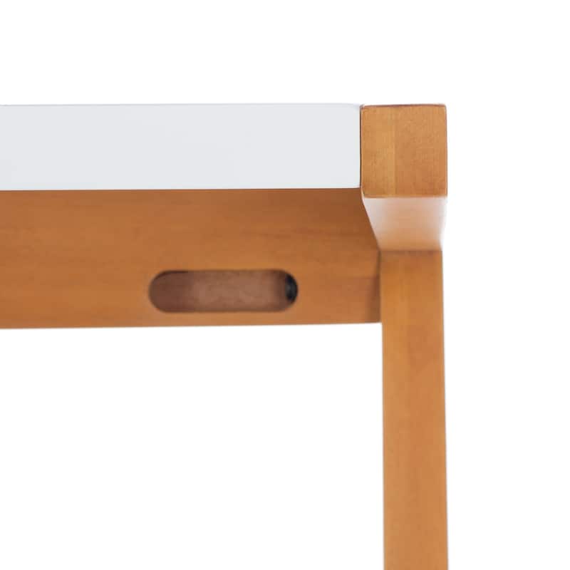SAFAVIEH Facunda Mahogany Wood Writing Desk