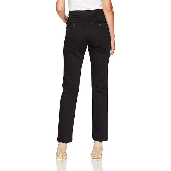 lee women's flex motion regular fit straight leg pant