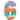 Rainbow Pinata Number 6 for Kids Birthday Party Fiesta (Small, 11.3 x 16.5 x 3 In)