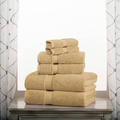 Superior Egyptian Cotton Pile Heavyweight 6-Piece Towel Set