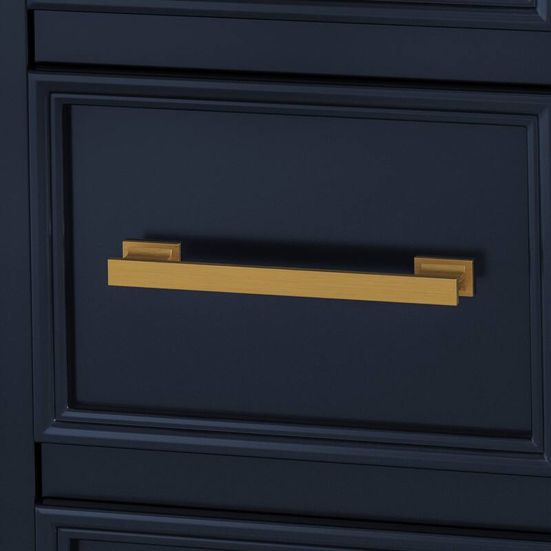 36 Inch Bathroom Vanity with Sink, Soft-Close Sliding Drawers & Cabinet, Bathroom Vanity Cabinet Set in White