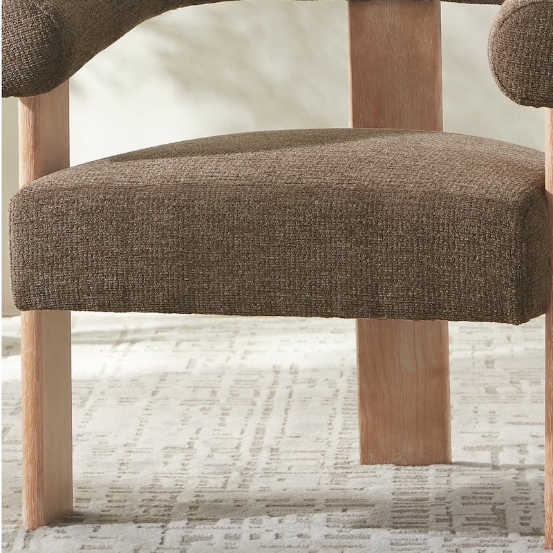 Accent Chair Living Room Chair with Solid Wood Frame