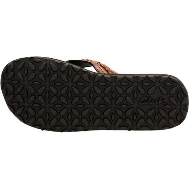 clarks collection women's fenner flare flip flops