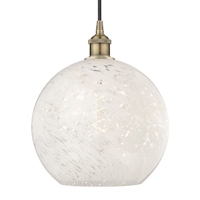 Innovations Lighting 616-1P 14 12 White Mouchette Pendant White