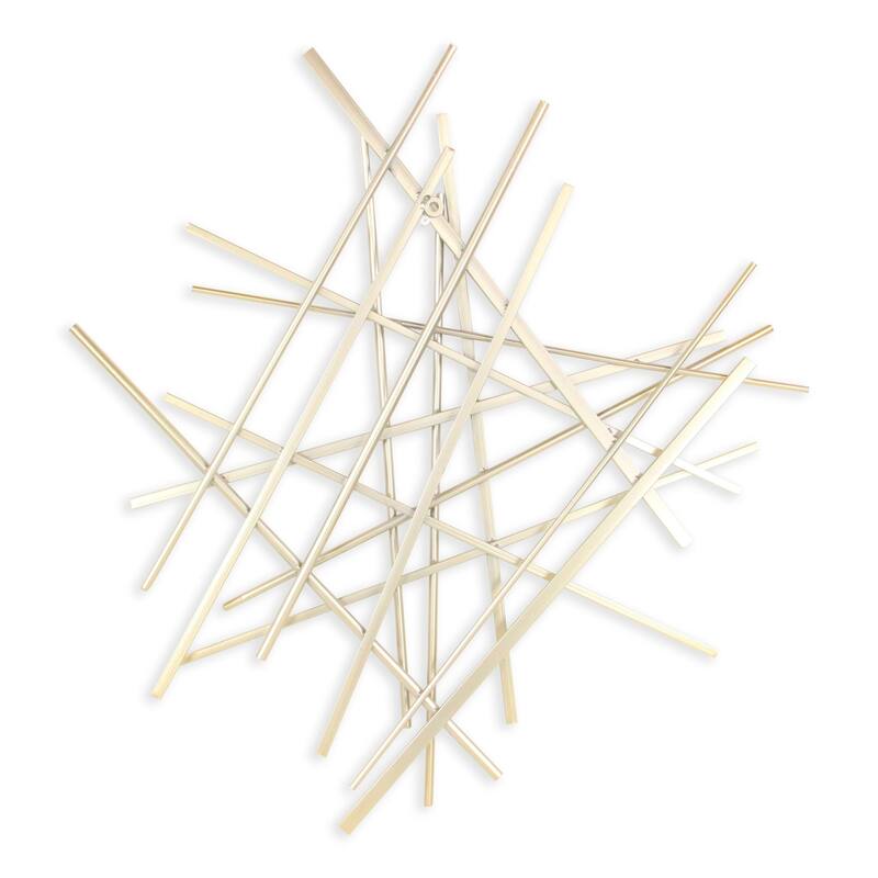 HomeRoots Silver Steel Wall Decor