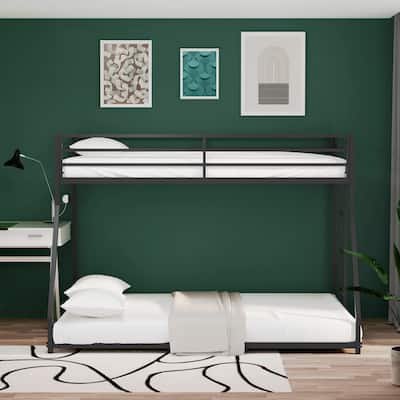 Twin Over Full Metal Bunk For Bedroom