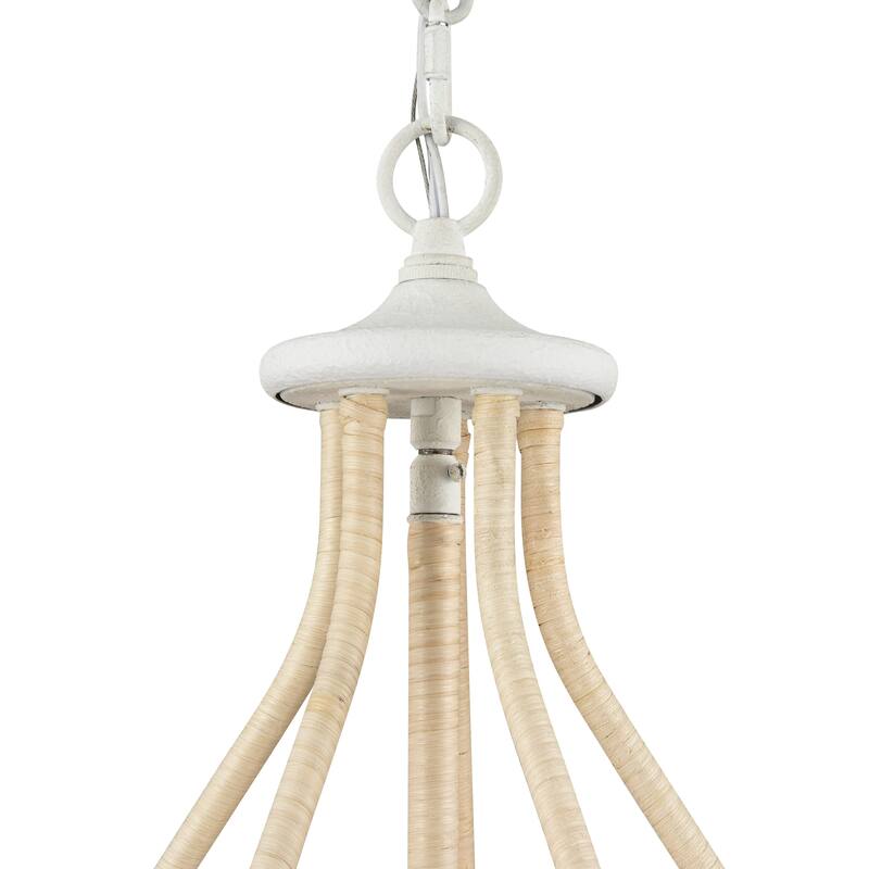 Elk Home Breezeway White Coral Finish 1 Light Pendant