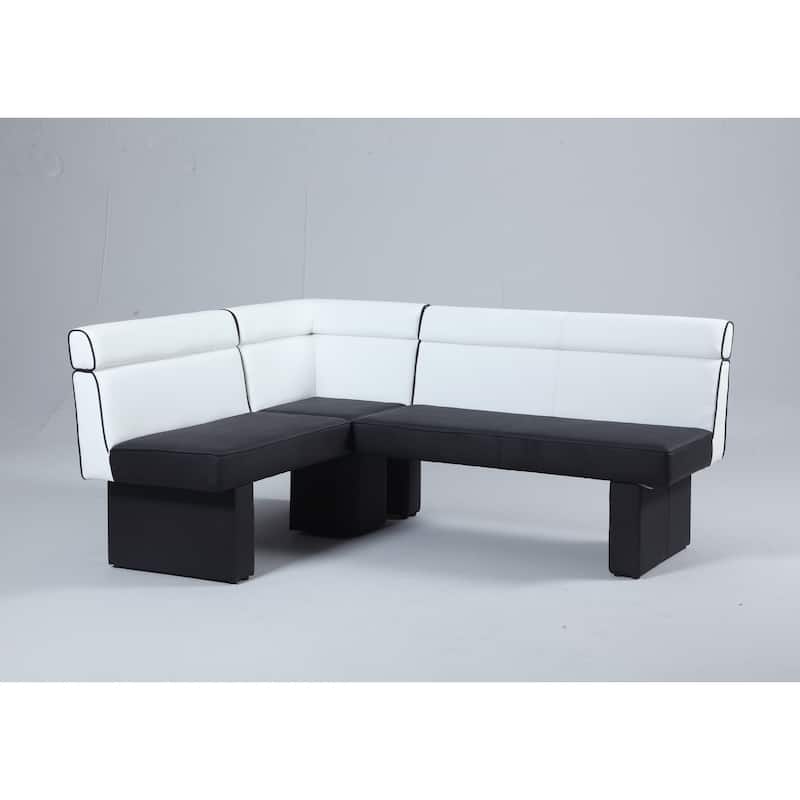 Somette 2-Tone Upholstered Reversible Nook