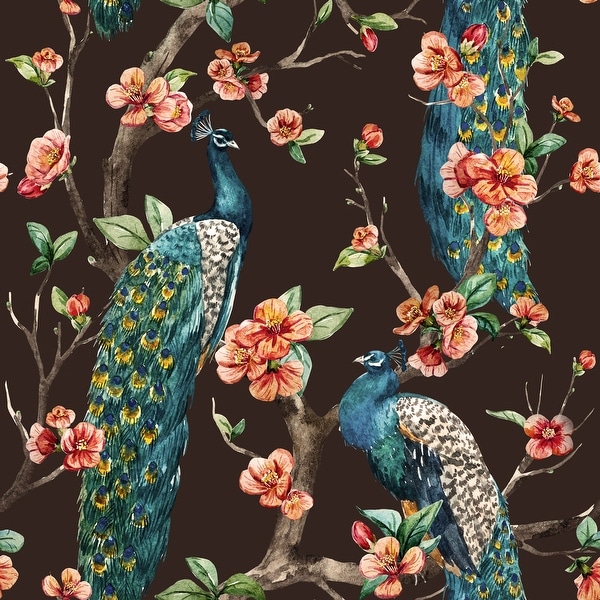 Buy Paper Plane Design Self Adhesive Peacock Design Wallpaper 16 x 90 x 1  Inch x 1 Roll Online at Best Prices in India  JioMart