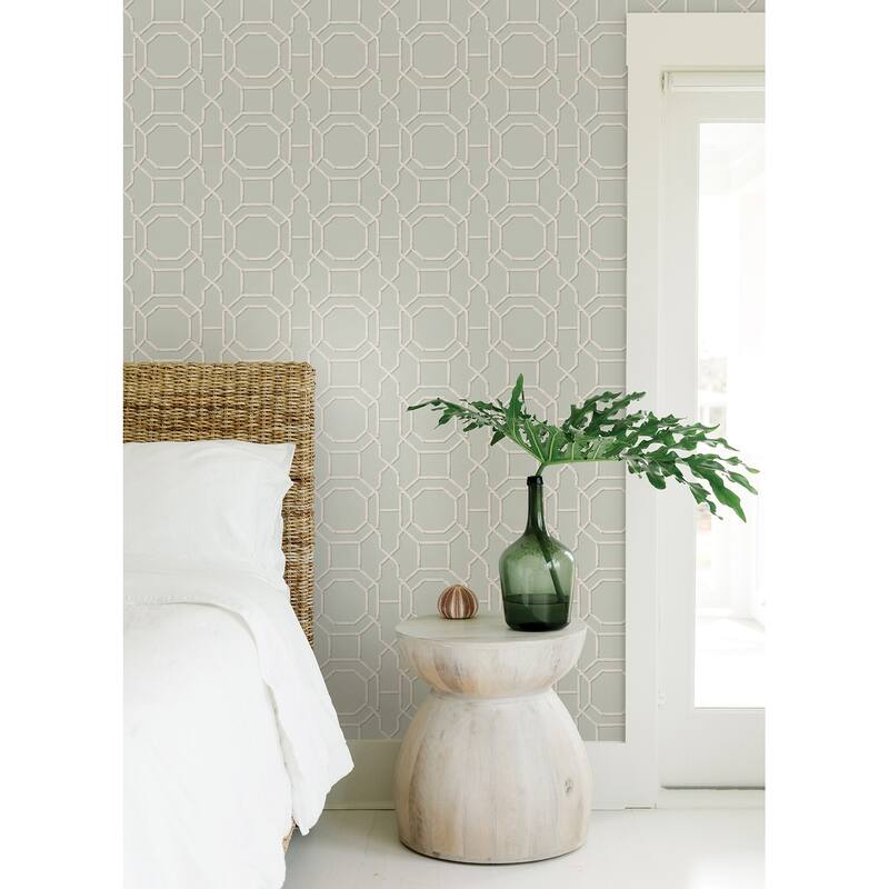 NuWallpaper Seafoam Sanya Peel & Stick Vinyl Wallpaper - 216in x 20.5in x 0.025in
