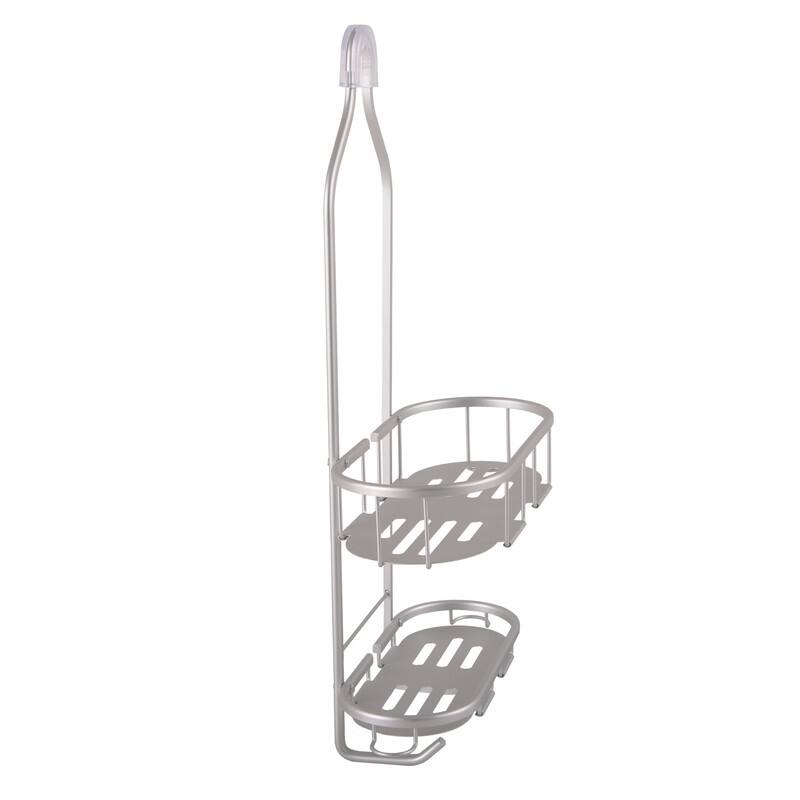 Utopia Alley Rustproof Aluminum Shower Caddy for Shower Heads - Hanging Shower Caddy Organizer, Chrome & Matte Black Finish