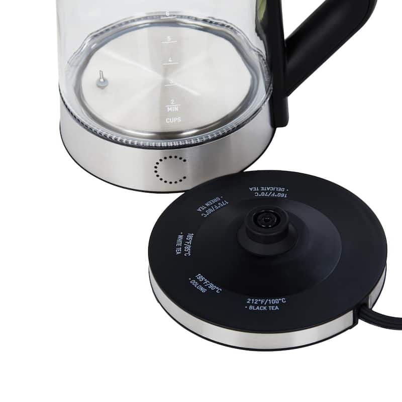 Curtis Stone 1.7 Liter 1500W Electric Glass Kettle Refurbished