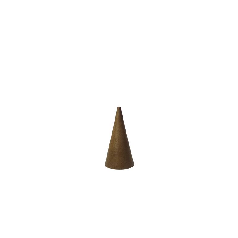 Extra Lg Christmas Tree w/ Smooth Texture Dark Walnut 7"H - Dark Walnut - Medium