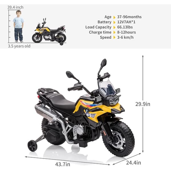 dimension image slide 2 of 3, Kids Motorcycle