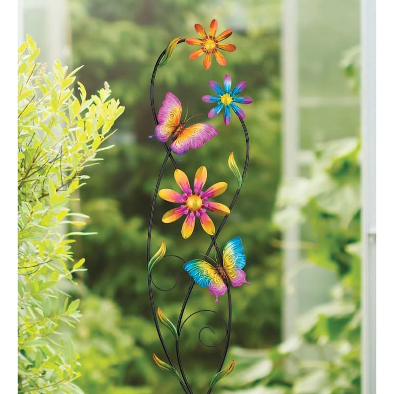 Vine Spinner Stake - Butterfly