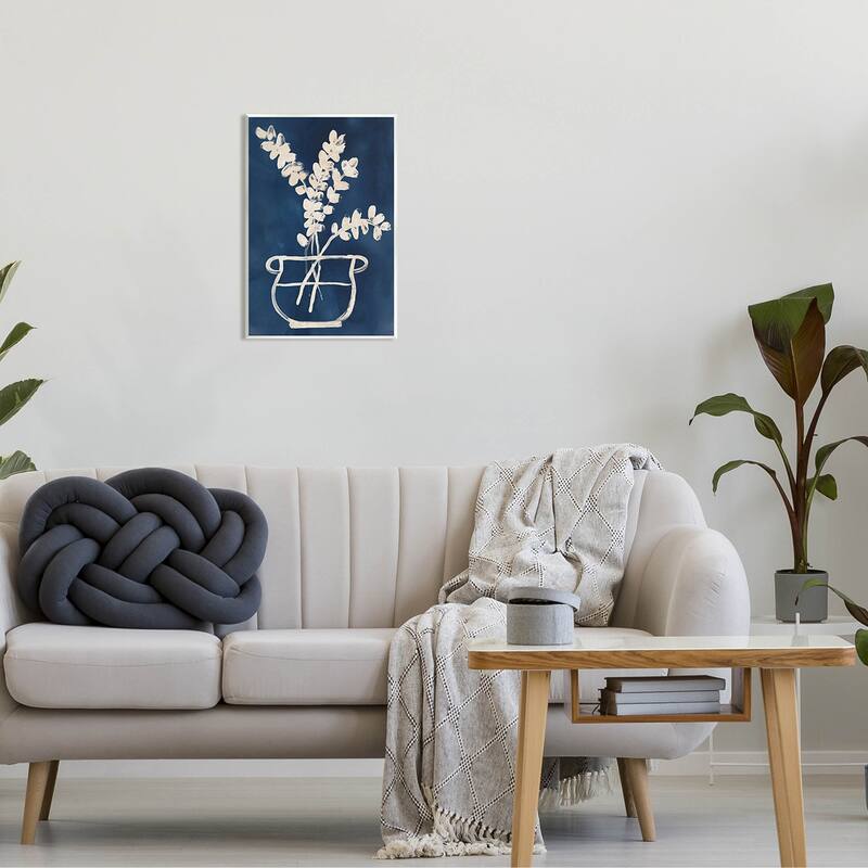 Stupell Abstract Leaves Botanical Outline Wall Plaque Art, Design by June Erica Vess