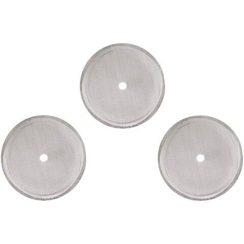 Ovente Mesh Filter Replacement for FPT Series 27 Ounce, Universal Design on Stainless Steel Filter, Pack of 3 ACPF7027S