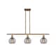Option Brushed Brass / Light Smoke Deco Swirl
